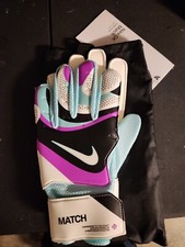 Guanti portiere Nike uomo 8 GK Match HO-23 neri come nuovi calcio portiere FJ4862-010