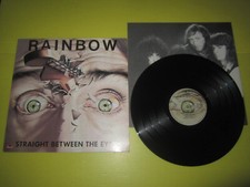 RAINBOW- STRAIGHT BETWEEN THE EYES- POLYDOR 2391 542 NM/NM INNER,TESTI 1ST. 1982