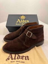 Scarpe Alden 91601Y  - Monk strapr in suede marrone Taglia 10 C/E. Ottime 