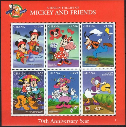 Ghana 1998 disney topolino - 1998,