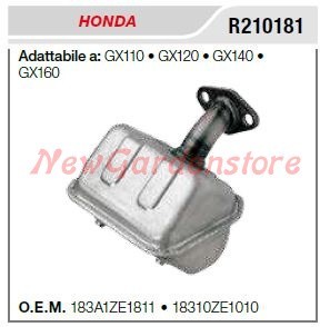Marmitta silenziatore honda - marmitta,