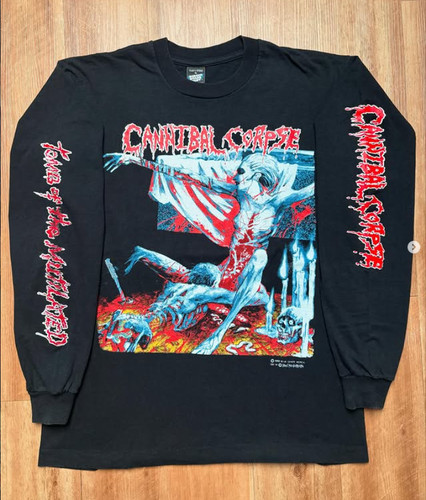 1993 cannibal corpse tomb - cannibal, •