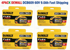 4 Pack DEWALT DCB609 FLEXVOLT