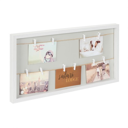 Portafoto con mollette - , cornice