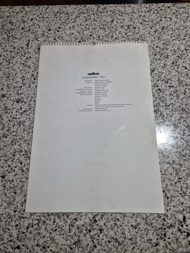 Calendario lavazza 1996 - ,