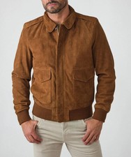 Giubbotto Uomo Marrone Bomber