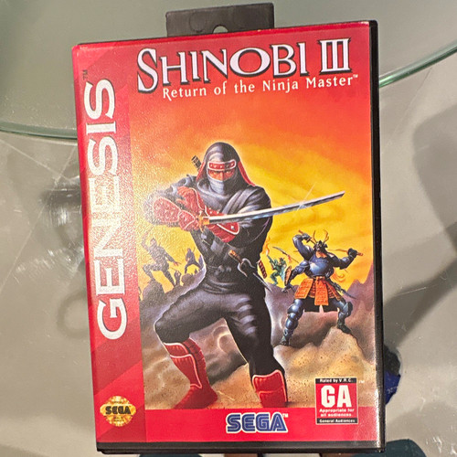 Manuale sega shinobi iii - sega,