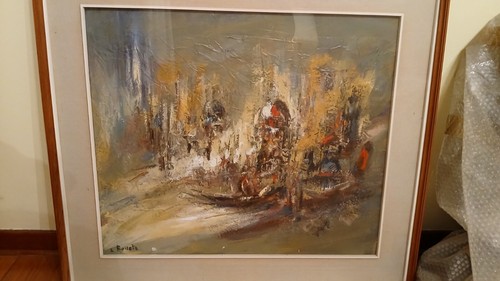 Quadro astratto firmato