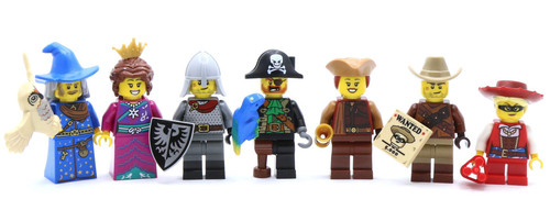 Lego build minifigure bam - a,