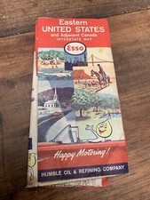 Mappa interstatale vintage