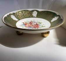 CENTROTAVOLA FRUTTIERA ALZATA BOWL Rosenthal Keramik DECORO BOUQUET FIORITO '40