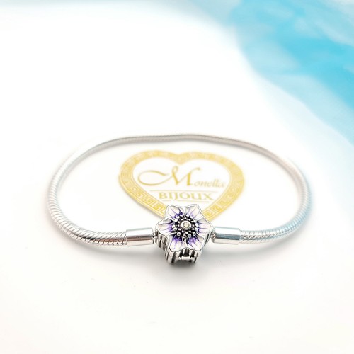 Bracciale fiore orchidea - , rosa