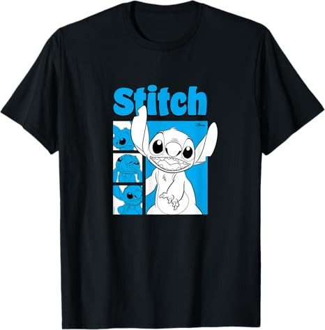 Shirt disney stitch pannello - stitch,