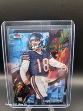 Caleb Williams Sky Blue Refractor /325 2024 Topps Finest RC SP Chicago Bears 