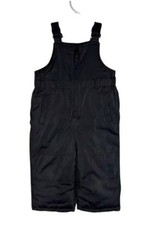 Tuta da neve Jumping Beans 12M bambino bambino pantaloni da neve neri bavaglini con cerniera anteriore