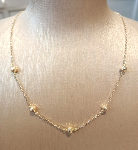 Catenina oro 750 con - 18,