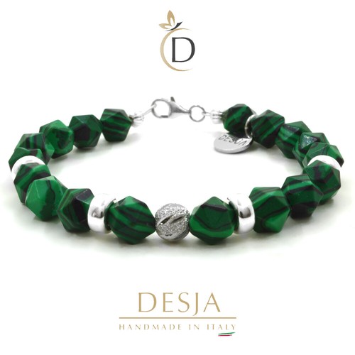 Bracciale donna malachite - bracciale,