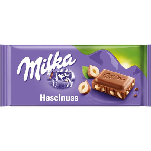 Milka con nocciole - , intere
