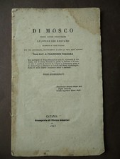 Storia Locale Siracusa Mosco Poeta Greco Siracusano 1843 Versi Vita Letteratura