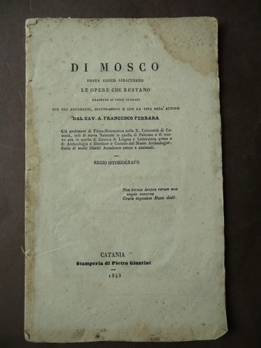 Storia locale siracusa mosco - siracusa,