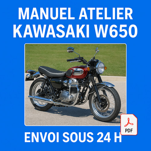 Manuel atelier kawasaki w650 - kawasaki,