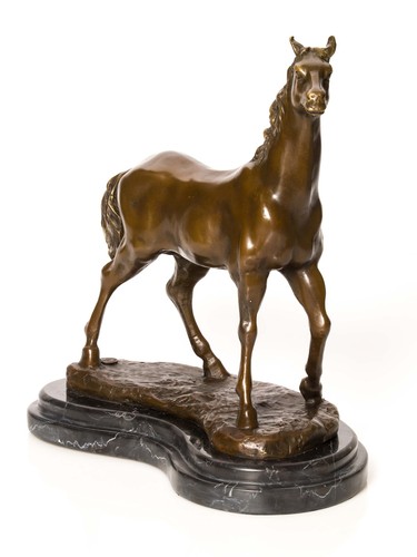 Scultura bronzo marmo - bronzo,