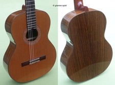Bella chitarra da concerto 4/4 cedro corpo massiccio palissandro base collo spagnola ottima!