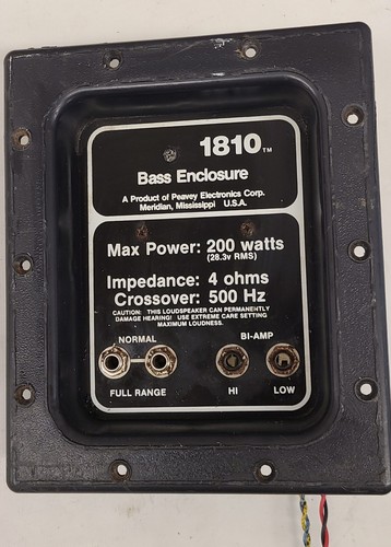 Peavey 1810 bass enclosure - bass,