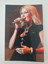 SARAH CONNOR autografo firmato autografo firmato FOTO ORIGINALE 10X15CM 