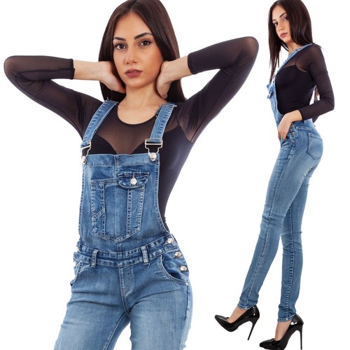Salopette jeans donna overall