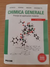 Chimica generale (tavola periodica) 11ª edizione Ralph Petrucci Piccin PERFETTO!
