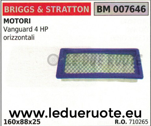 710265 filtro aria motore - 710265,
