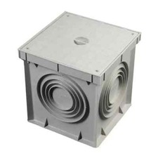 POZZETTO IN PLASTICA PP HD PVC CON COPERCHIO 20x20 - 30x30 - 40x40 EDILIZIA