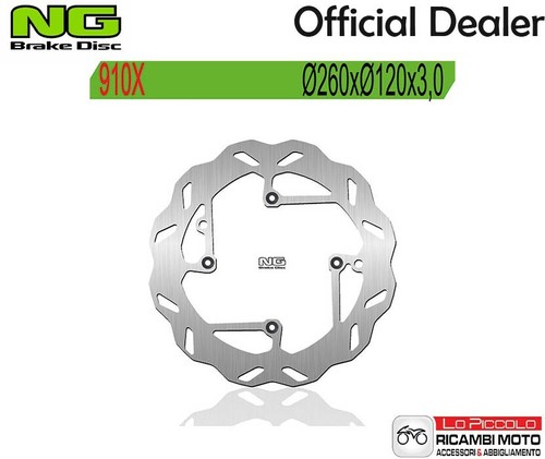 659910x disco freno anteriore - disco,
