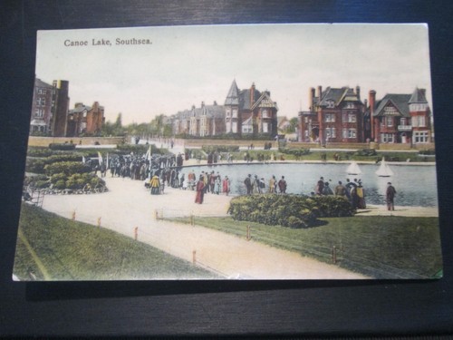 Postcard canoe lake - postcard,