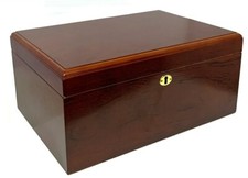 Humidor da scrivania in palissandro Le Cité per 100 sigari