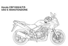 CD MANUALE USO MANUTENZIONE HONDA CBF 1000 /A/T/S *