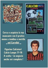 Calciatori lampo 1977 nuove - lampo,