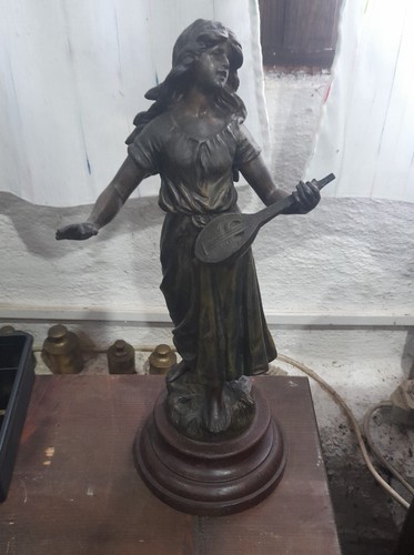 Statua bronzo vintage - statua, in