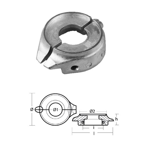 Tecnoseal 00734al anodo - tecnoseal,