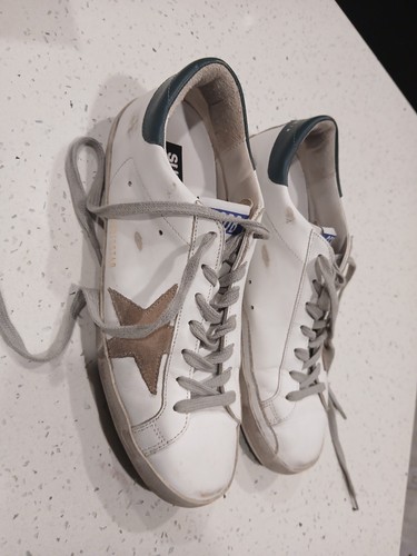 Golden goose superstar white - golden,