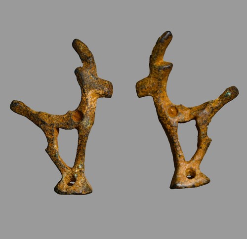 Statuina votiva stambecco