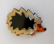 "Lea Stein" Hedgehog brooch in