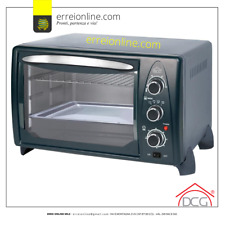 Dcg FORNETTO ELETTRICO VENTILATO FORNO 4 FUNZIONI TERMOSTATO 24 Lt 1380W MB9824N