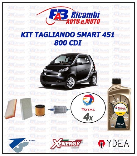 Kit tagliando smart 451 800 - kit,