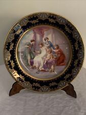 PIATTO ROYAL VIENNA DIPINTO A MANO 800 IMPERO PORCELLANA VASO NO SEVRES MEISSEN