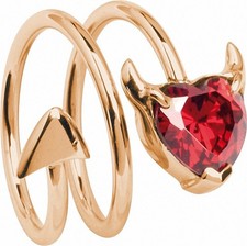 Anello Donna Oro Rosa Cuore Di
