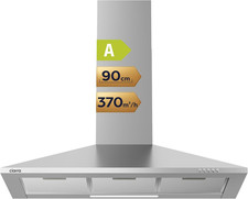 Classe a Cappa Aspirante 90 Cm Cappa Da Cucina 370 M³/H 3 Velocità Di Aspirazion
