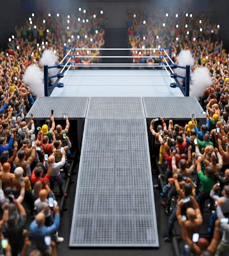 Rampa passerella wrestling