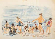 Arte DDR - acquerello Ingeborg